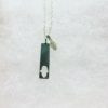 bar hamsa necklace